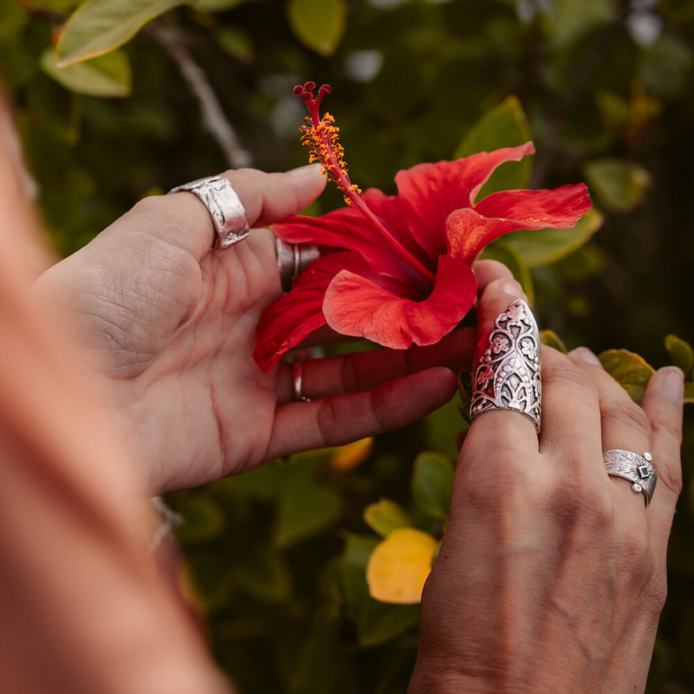 bague bohème arabesque